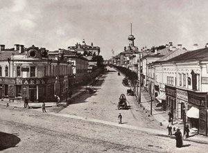 Via Novaya Basmannaya, Mosca, Russia, anni 1880 da Unbekannt