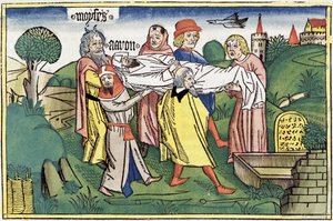 Numeri 20:22-29: la morte di Aronne da Unbekannt