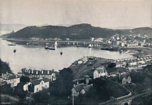 Oban - La città e la baia, 1895 da Unbekannt