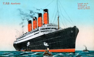 Transatlantico RMS Aquitania, XX secolo