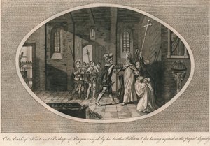 Odo, Conte di Kent e Vescovo di Bayeux, catturato dal fratello Guglielmo I, 1082 1793 da Unbekannt