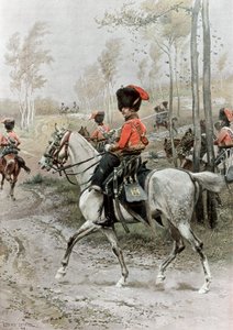 Ufficiale degli Ussari, 1889 da Unbekannt