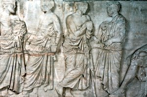 Funzionari, fregio dal Partenone, 438-432 a.C. da Unbekannt