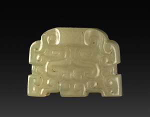 Maschera Ogre Taotie, 475-221 a.C. da Unbekannt