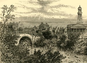 Vecchio ponte sul lago, Regents Park, nel 1847, c1876 da Unbekannt