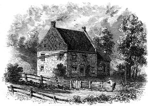 Vecchia casa olandese, Long Island, New York, XVIII secolo, c1880