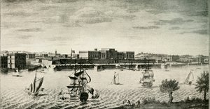 Vecchio Fort William, dal fiume, 1754, 1925