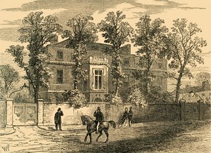 Vecchia Gore House, nel 1830, c1876
