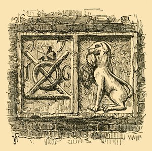 Vecchio segno del Cane e Anatra, c1878