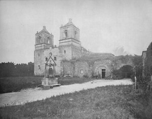 Vecchia missione spagnola, San Antonio, Texas, c1897