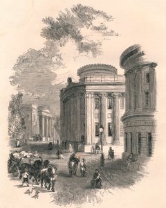 Vecchio municipio e edifici commerciali, Leeds, XIX secolo da Unbekannt