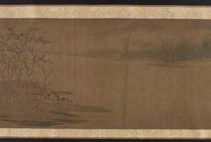 Vecchi alberi e corvi freddi, nello stile di Zhao Danian, dinastia Yuan o Ming, XIV secolo