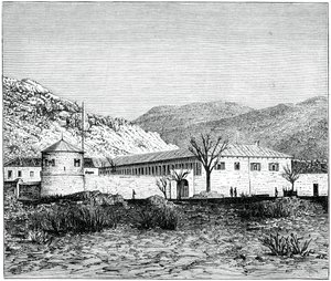 Vecchio palazzo, Cettigne, Repubblica del Montenegro, 1900 da Unbekannt