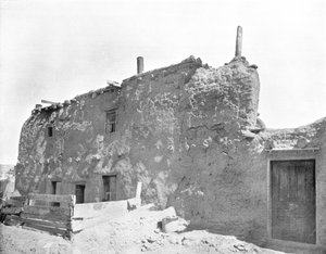 La casa più antica degli Stati Uniti, Santa Fe, New Mexico, USA, c1900 da Unbekannt