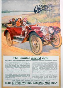 Pubblicità della Oldsmobile, 1911