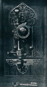 Serratura portatile in acciaio di Oliver Cromwell, XVII secolo, 1904 da Unbekannt