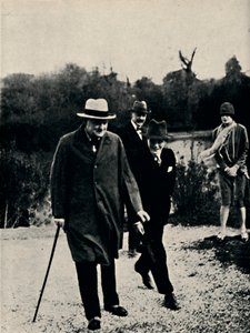 In vacanza con suo figlio in Italia, anni 