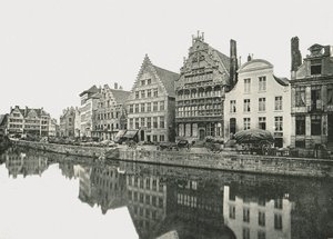 Sulla riva della Schelda, Gand, Belgio da Unbekannt