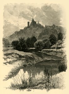 Sul Churnet, vicino alle Alton Towers, 1898 da Unbekannt