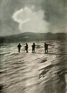 Mille piedi sotto il cono attivo, 1908 da Unbekannt