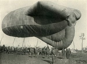 Uno dei nostri palloni di osservazione, 1919