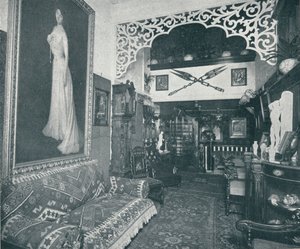 Una delle sale di ricevimento al Sandow Institute, c1898 da Unbekannt