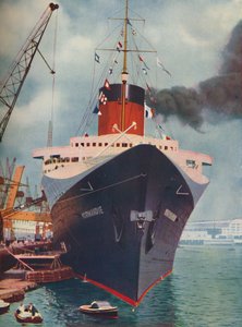 Una delle grandi navi del mondo. Il transatlantico francese Normandie, 1937 da Unbekannt
