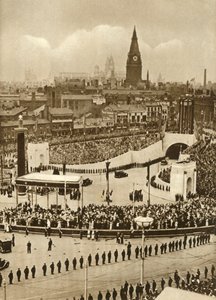 Apertura del tunnel del Mersey, Liverpool, 18 luglio 1934, 1935