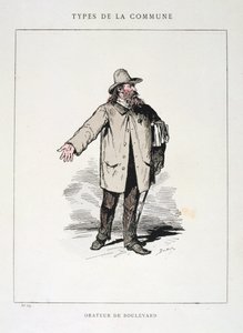 Oratore di Boulevard, Comune di Parigi, 1871