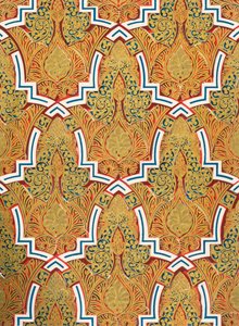 Ornamento in pannelli sulle pareti, Corte della Moschea, 1907