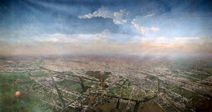 Veduta complessiva di Parigi, presa dall