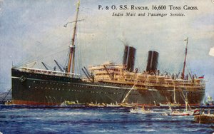 P. & O. S.S. Ranchi, 16.600 Tonnellate Lorde, Servizio Postale e Passeggeri per l