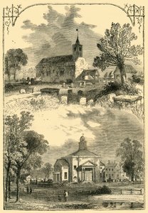Chiesa di Paddington: 1750 e 1805, c1876 da Unbekannt
