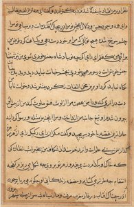 Pagina da Tales of a Parrot Tuti-nama: pagina di testo da Unbekannt