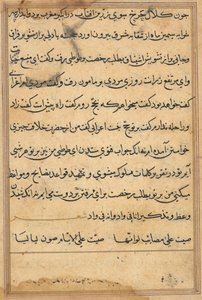 Pagina da Tales of a Parrot Tuti-nama: pagina di testo da Unbekannt