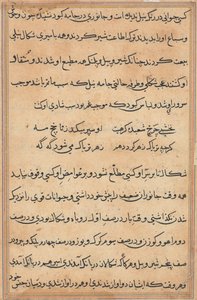 Pagina da Tales of a Parrot Tuti-nama: pagina di testo da Unbekannt