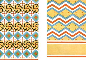 Soffitti dipinti nella Tomba di Amenemheb a Tebe, Egitto, 1928