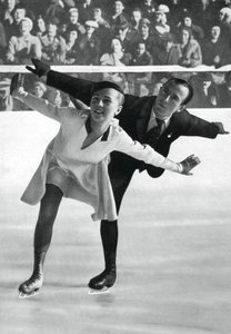 Pattinaggio artistico a coppie, Giochi Olimpici Invernali, Garmisch-Partenkirchen, Germania, 1936 da Unbekannt
