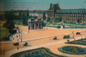 Vista panoramica delle Tuileries e dell