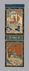 Pannello per uno schermo, Cina, dinastia Qing 1644-1911 da Unbekannt