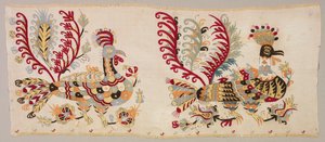Pannello, probabilmente da una gonna, 1800s da Unbekannt