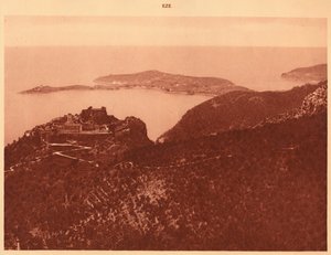 Panorama e Cap Ferrat visti dalla Grande Corniche, Eze da Unbekannt
