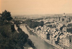 Panorama della Sambre, c1900 da Unbekannt