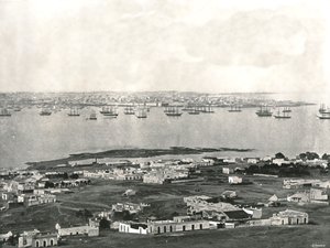 Panorama dalla collina, Montevideo, Uruguay, 1895 da Unbekannt