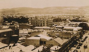 Panorama di Adelaide e delle colline, Australia Meridionale, fine XIX-inizio XX secolo da Unbekannt