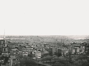 Panorama della città di Boston, USA, 1895 da Unbekannt