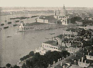 Panorama della città di Venezia, Italia, 1895