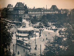 Parigi. - La Place De La République. - LL, c1910