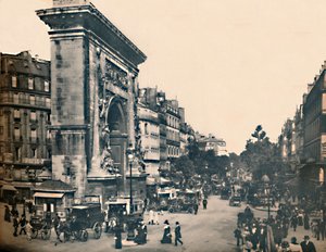 Parigi - Porta Saint-Denis e i Boulevards - LL, c1910 da Unbekannt