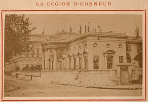 Comune di Parigi (1871): vista del Palais de la Legion d